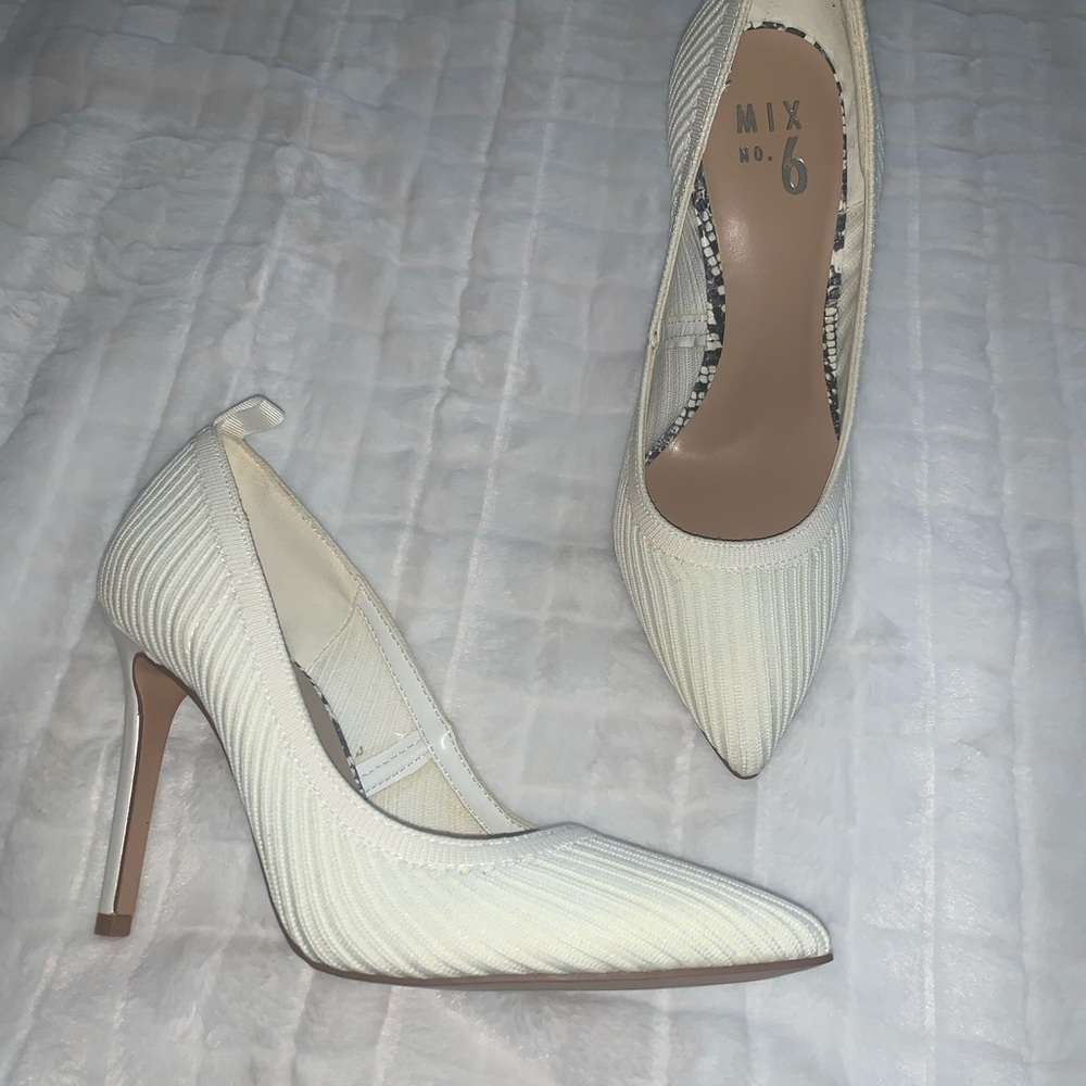 Mix No. 6 Women's White Heels